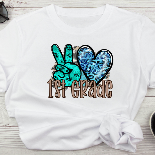 Peace Love 1st Grade