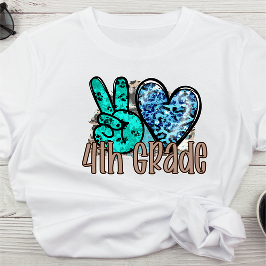 Peace Love 4th Grade