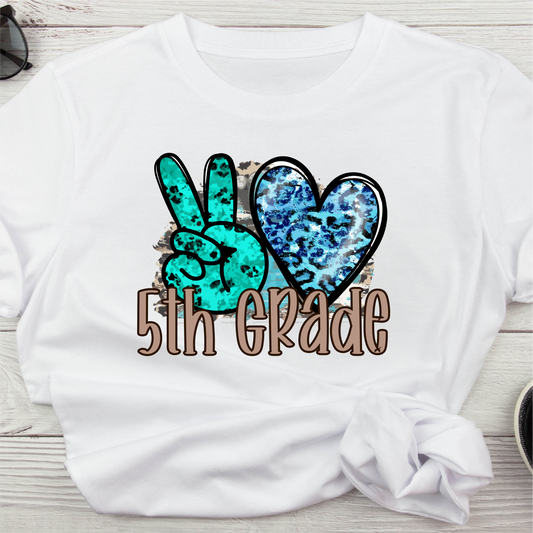 Peace Love 5th Grade