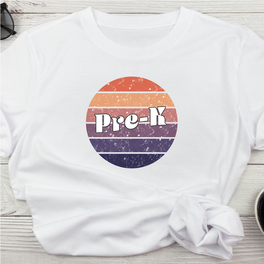 Pre K Retro Circle
