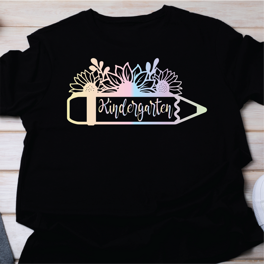 Kindergarten Floral Pencil