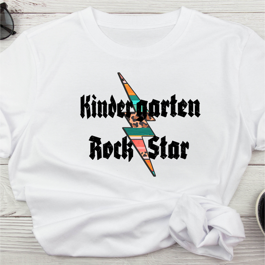 Kindergarten Lightning Rock Star
