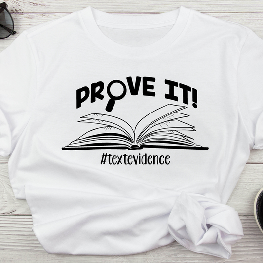 Prove it! #textevidence