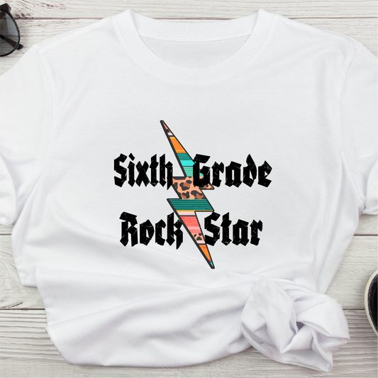 Sixth Grade Lightning Rock Star