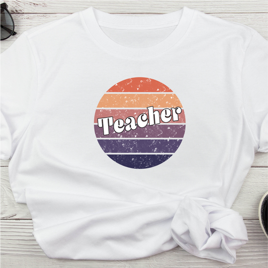 Teacher Retro Circle