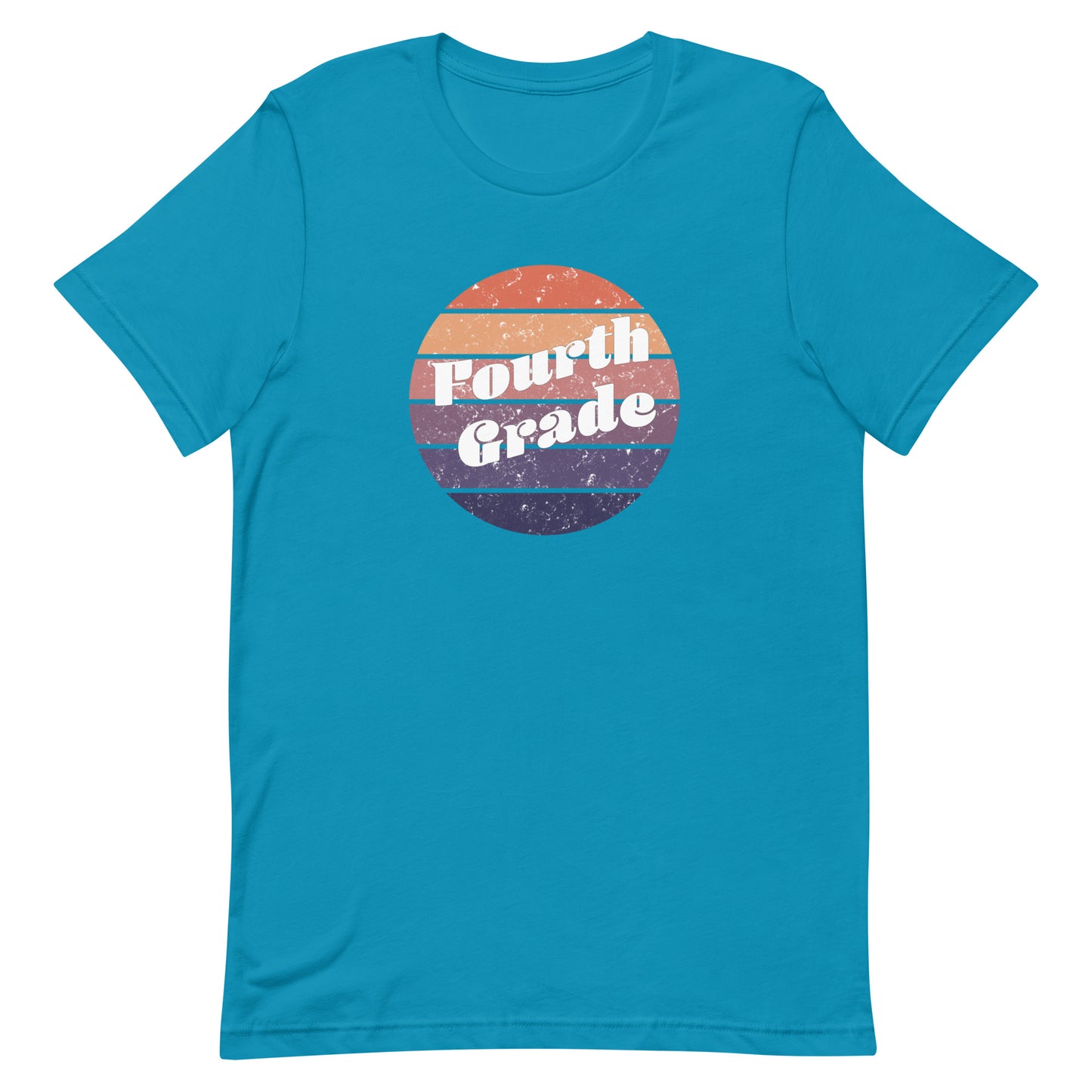 Fourth Grade Retro Circle