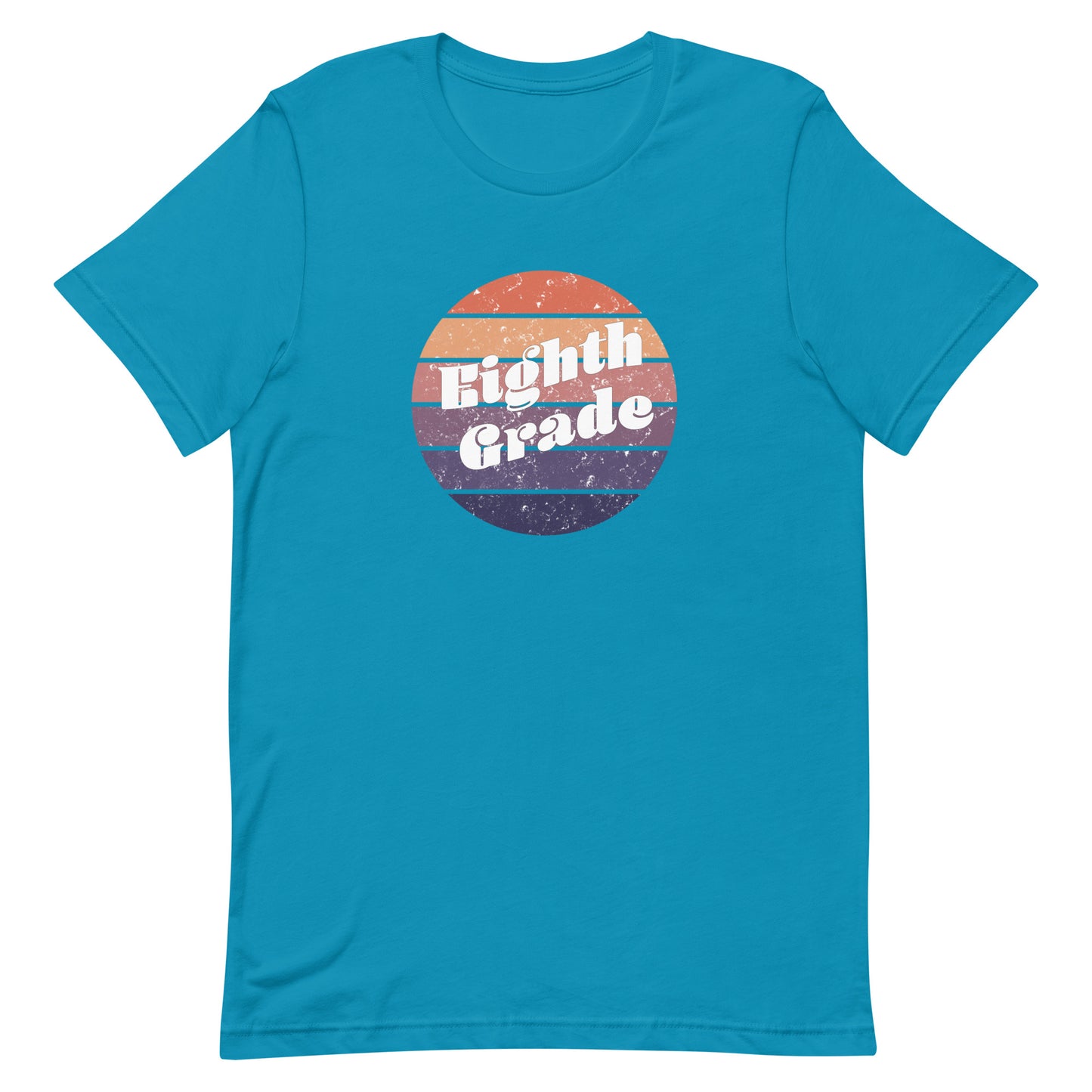 Eighth Grade Retro Circle