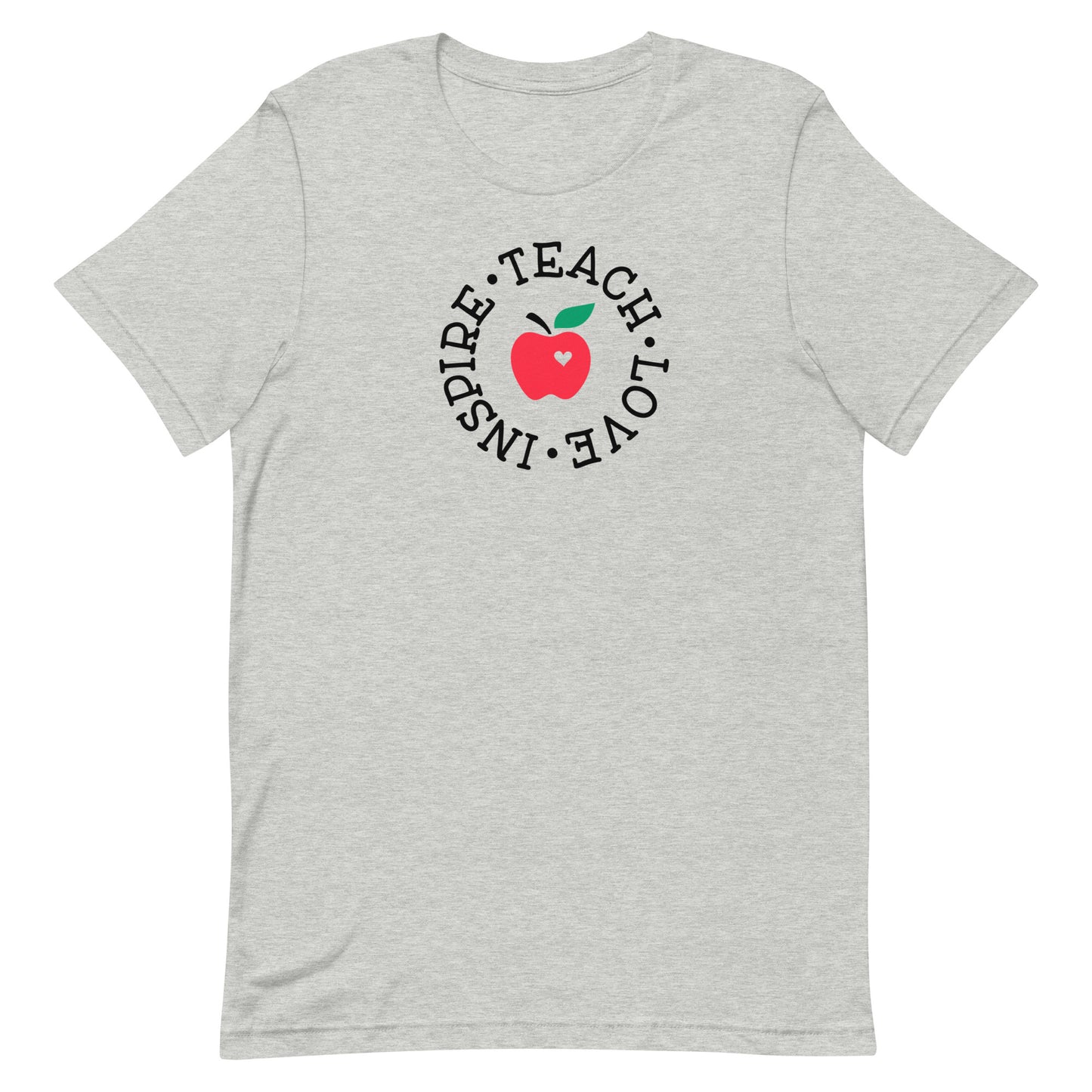 Teach, Love, Inspire Red Apple