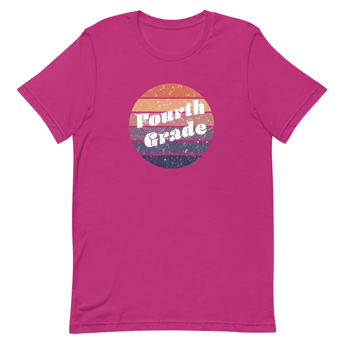 Fourth Grade Retro Circle