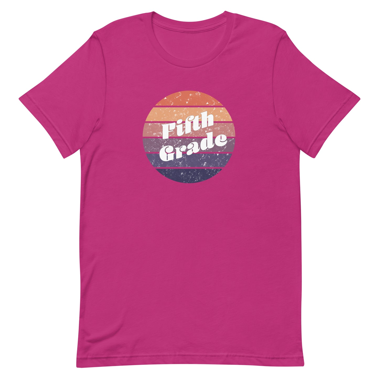Fifth Grade Retro Circle
