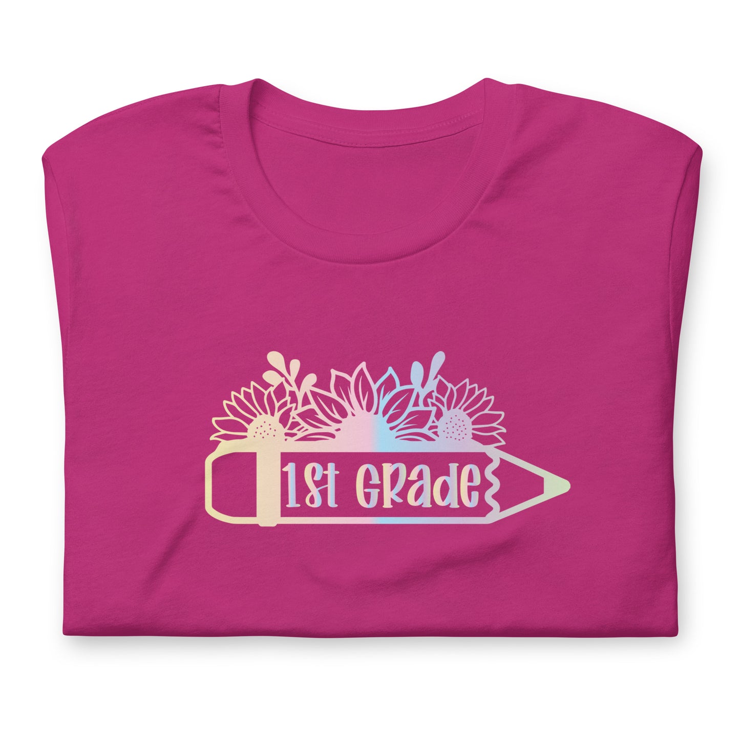 1st Grade Floral Pencil