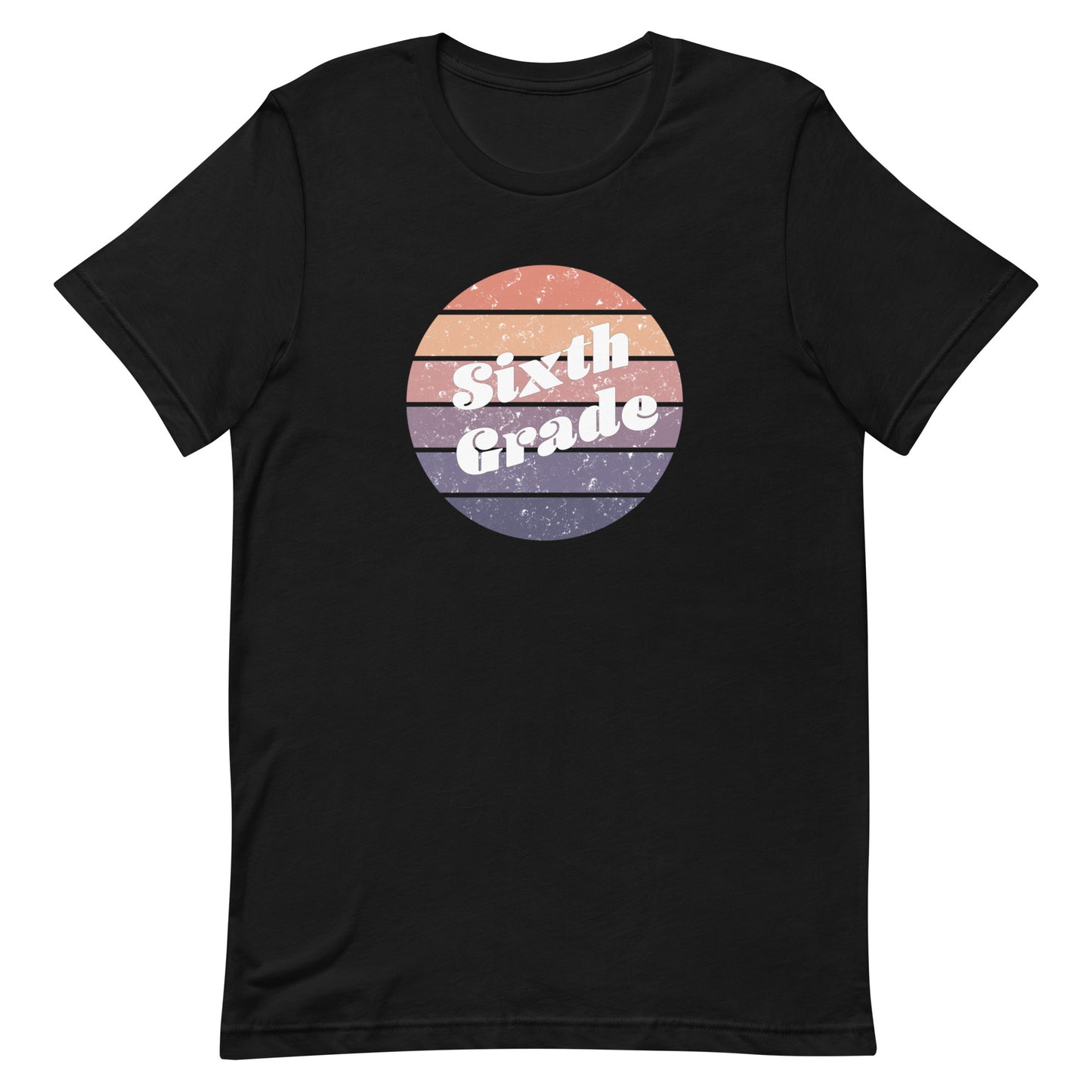 Sixth Grade Retro Circle