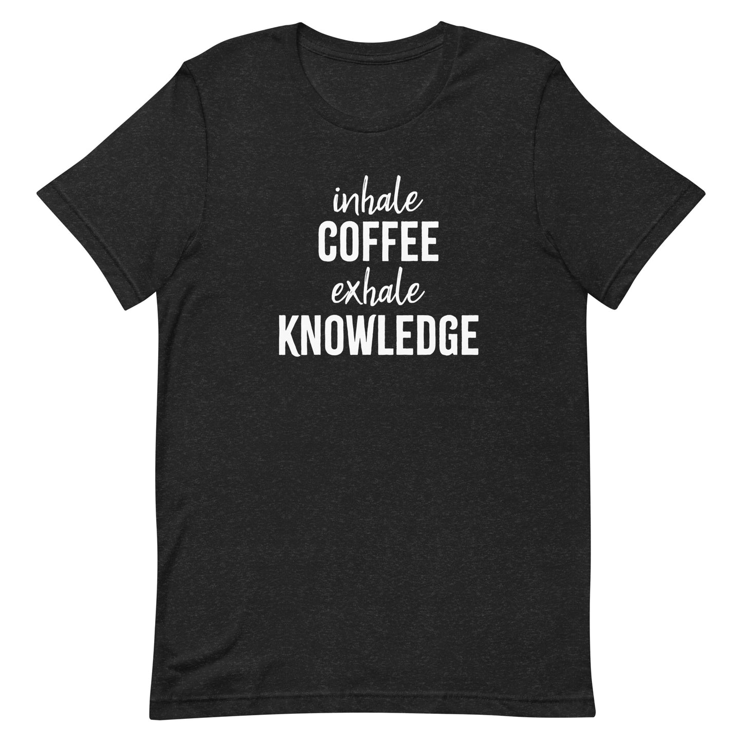 inhale COFFEE exhale KNOWLEDGE