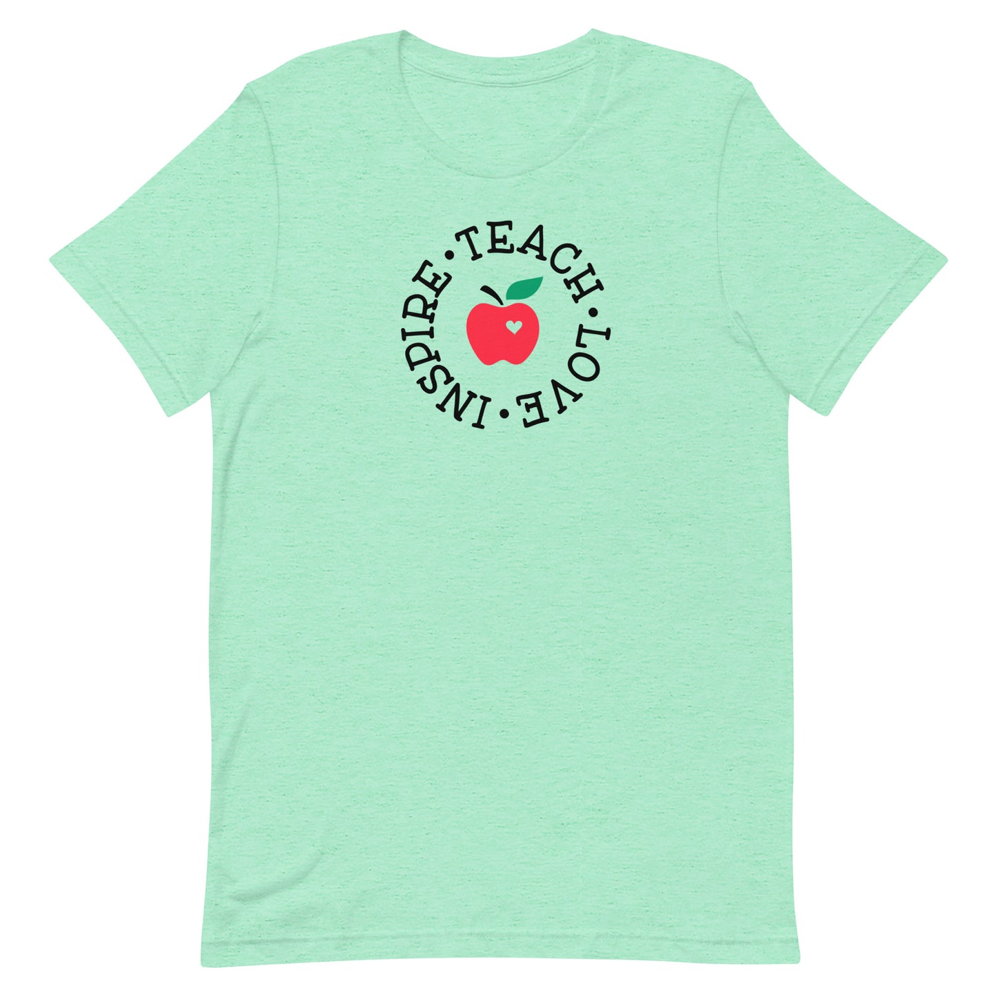 Teach, Love, Inspire Red Apple