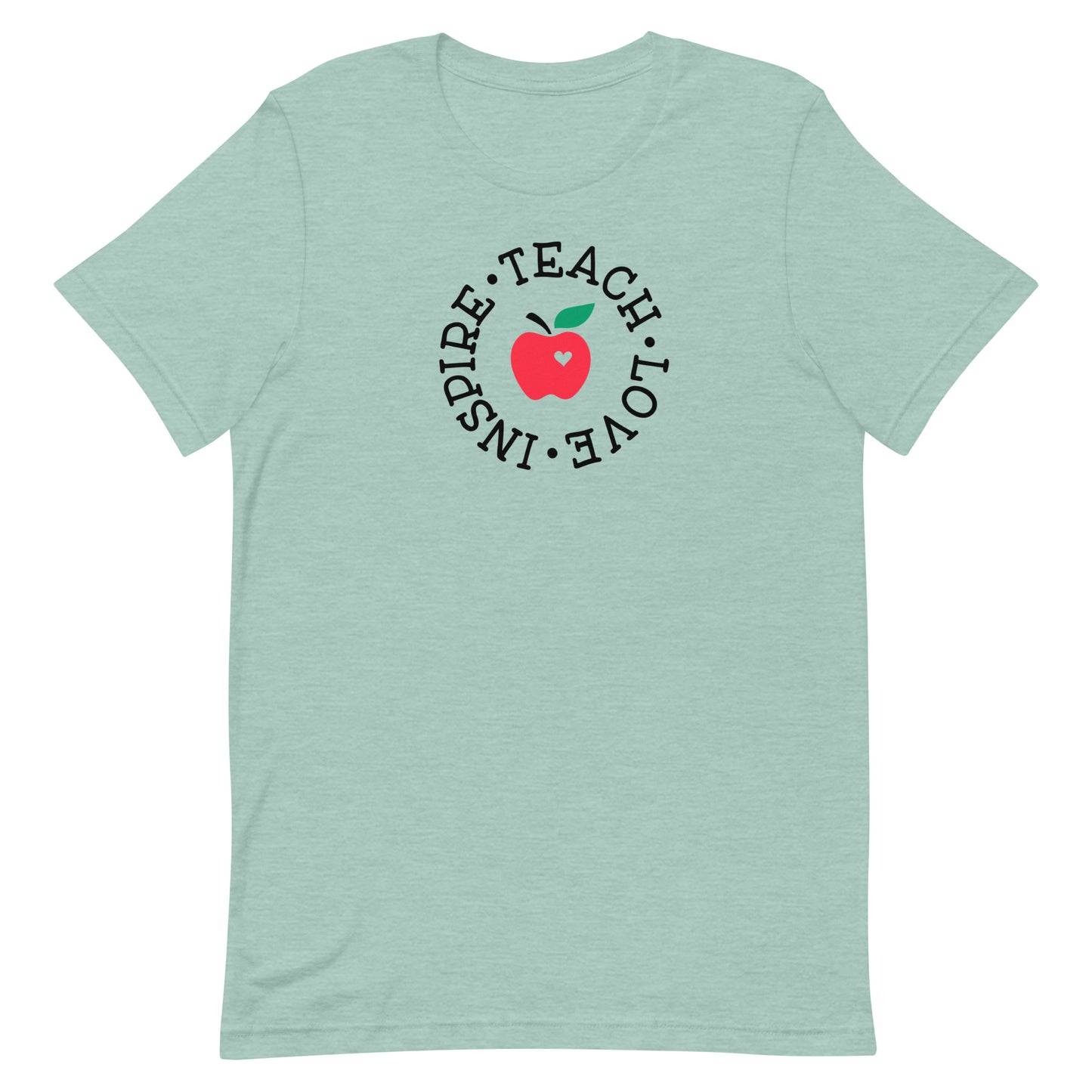 Teach, Love, Inspire Red Apple