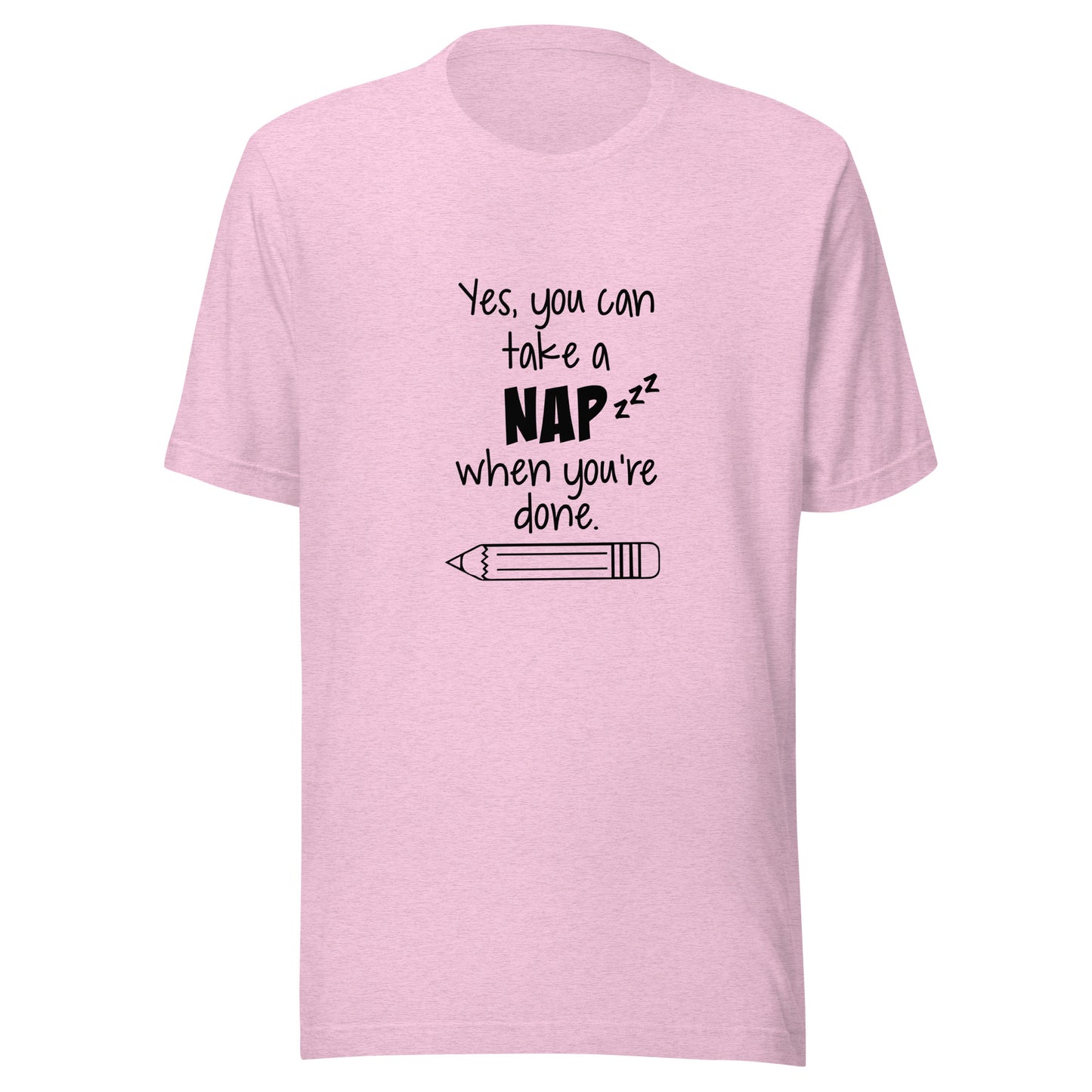 Yes, you can take a nap when you're done