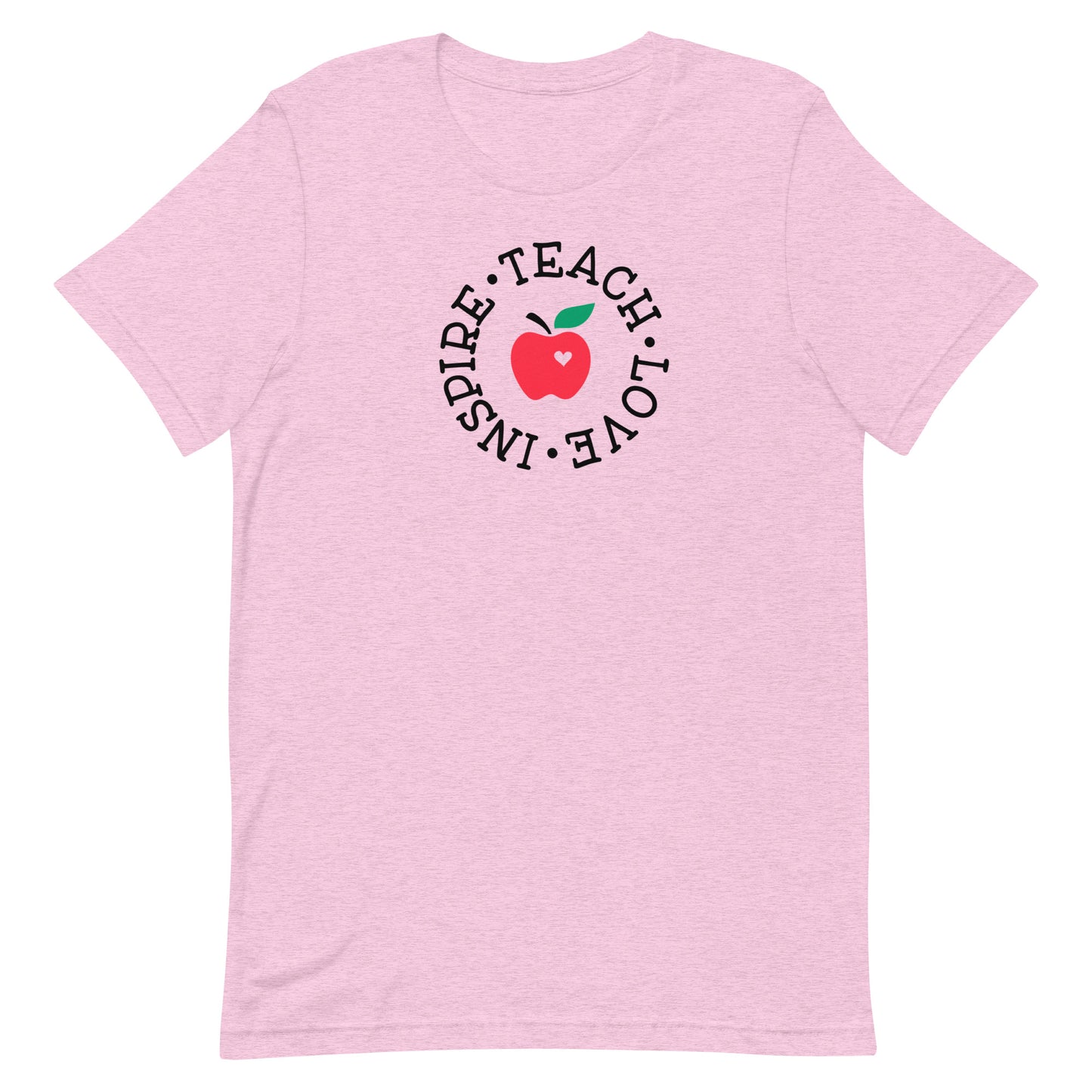 Teach, Love, Inspire Red Apple