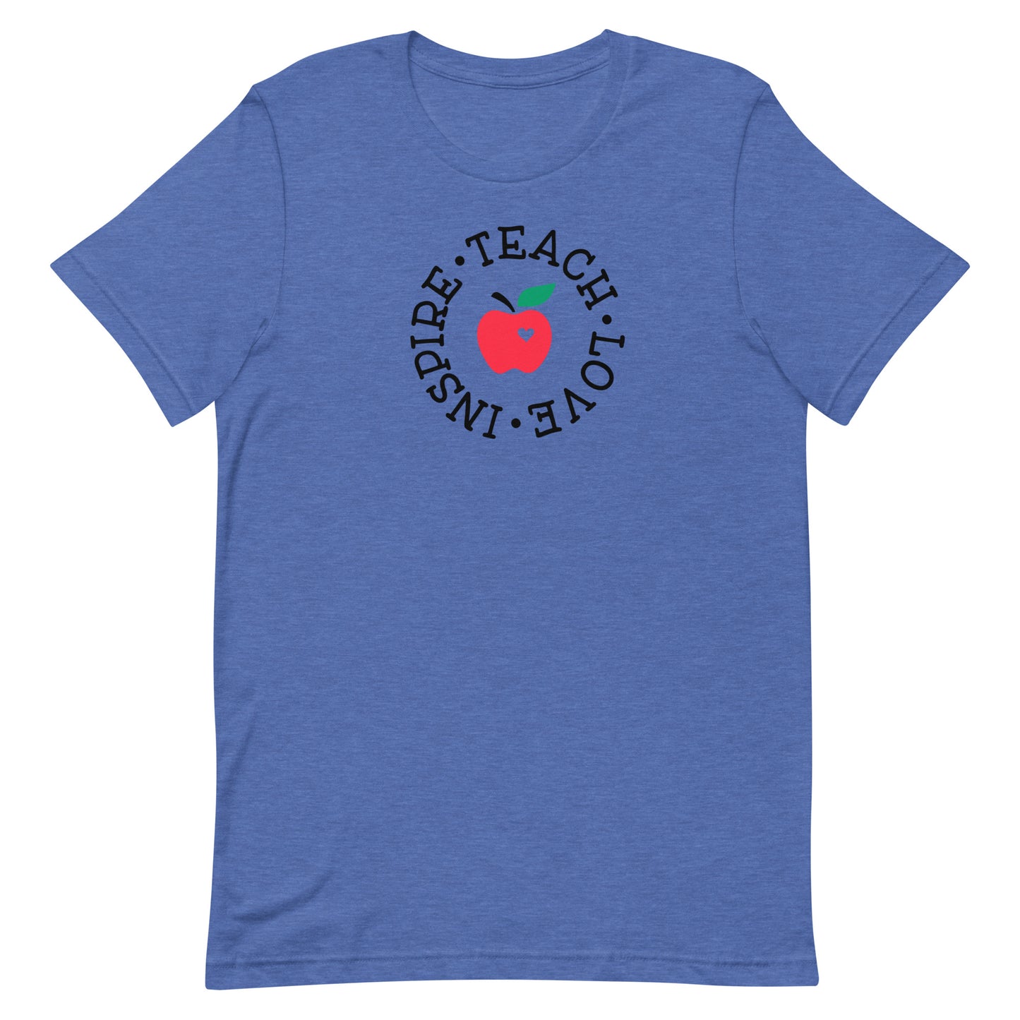 Teach, Love, Inspire Red Apple