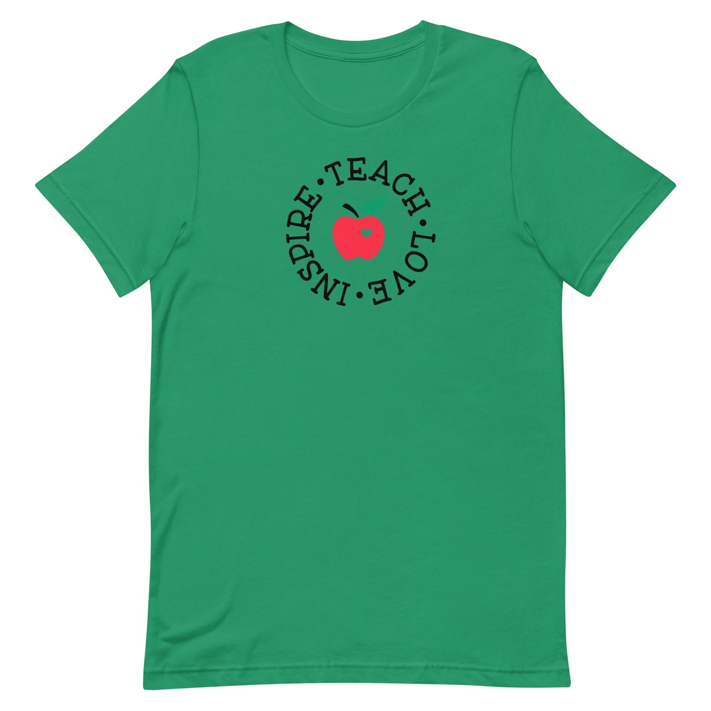 Teach, Love, Inspire Red Apple