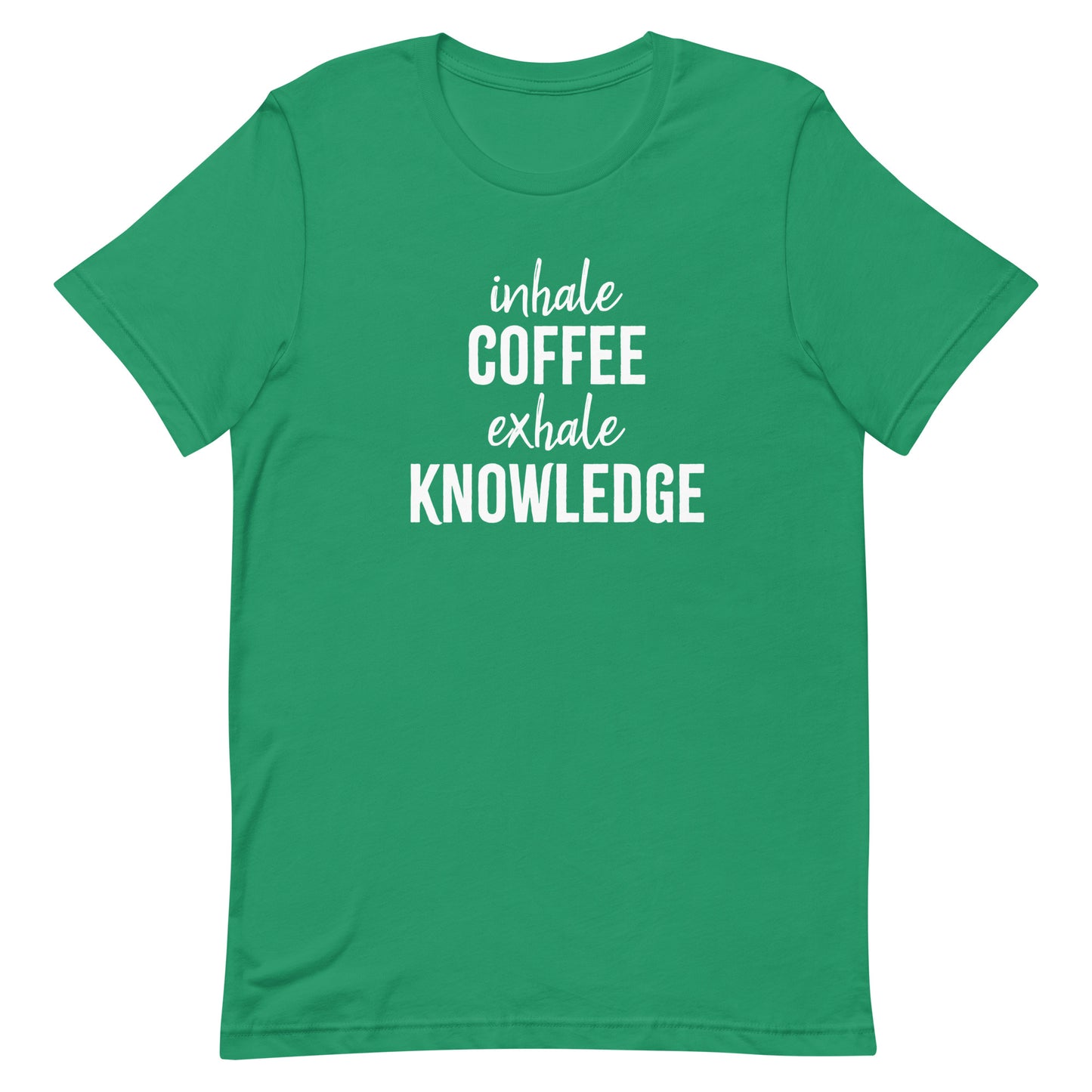 inhale COFFEE exhale KNOWLEDGE