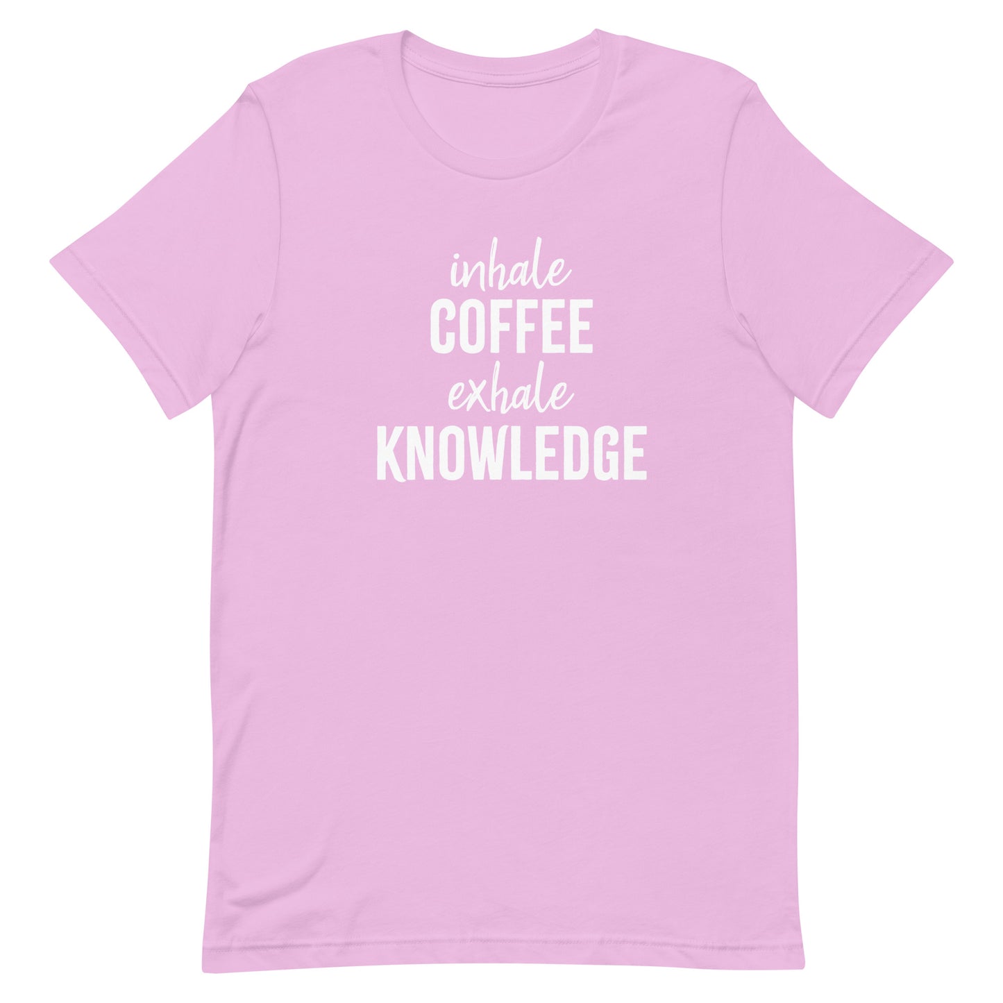 inhale COFFEE exhale KNOWLEDGE