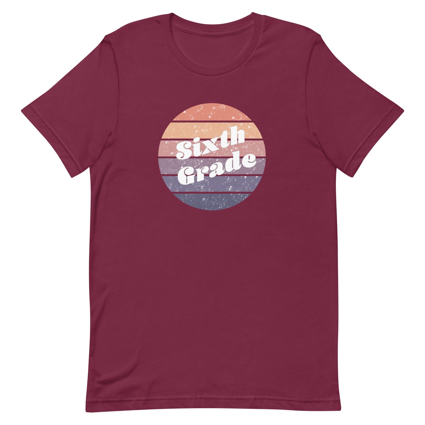 Sixth Grade Retro Circle