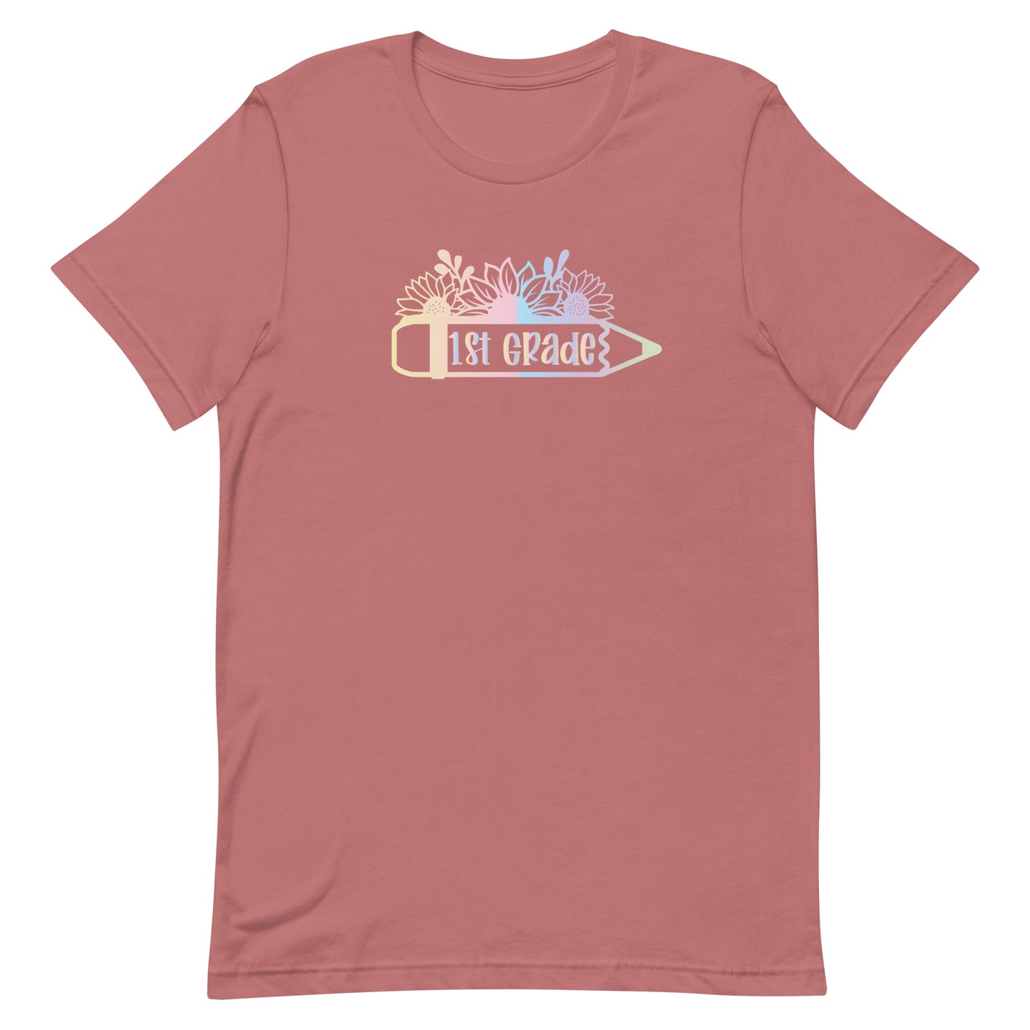 1st Grade Floral Pencil