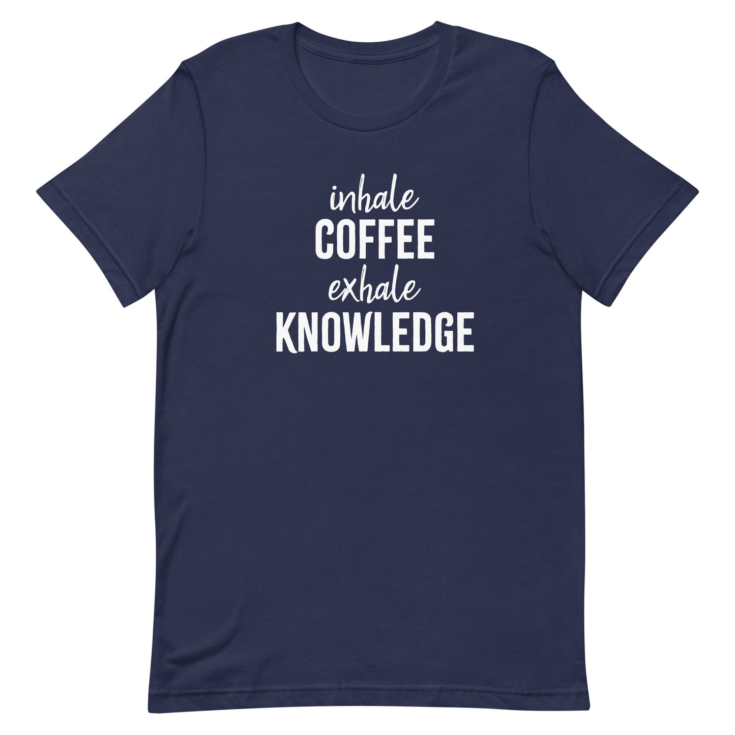 inhale COFFEE exhale KNOWLEDGE