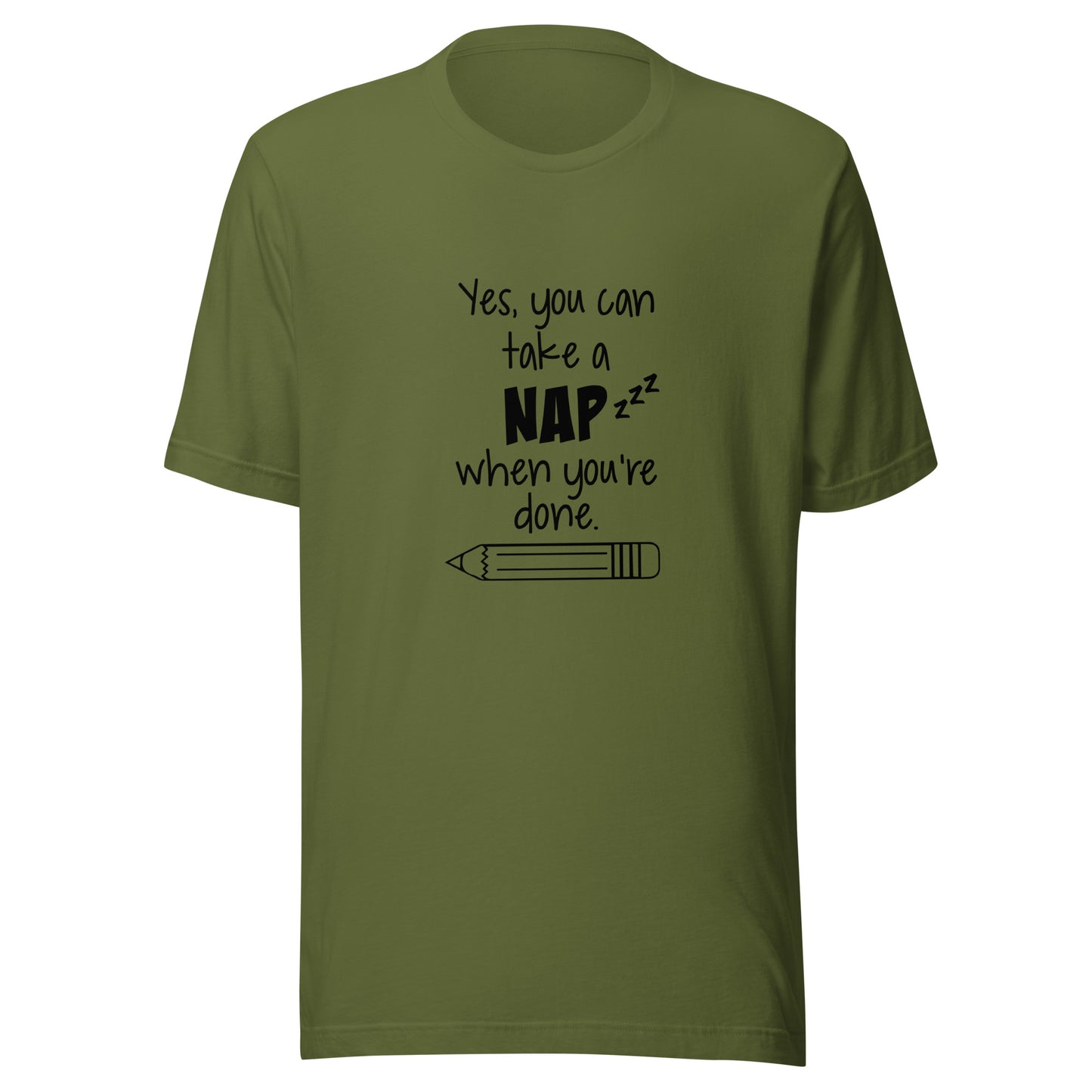 Yes, you can take a nap when you're done