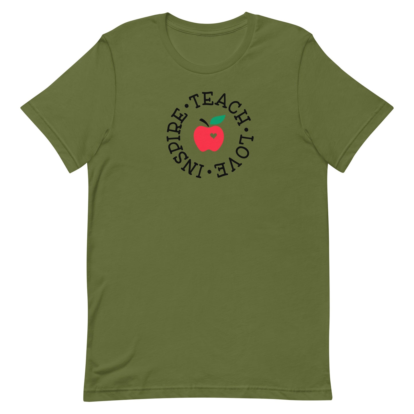 Teach, Love, Inspire Red Apple