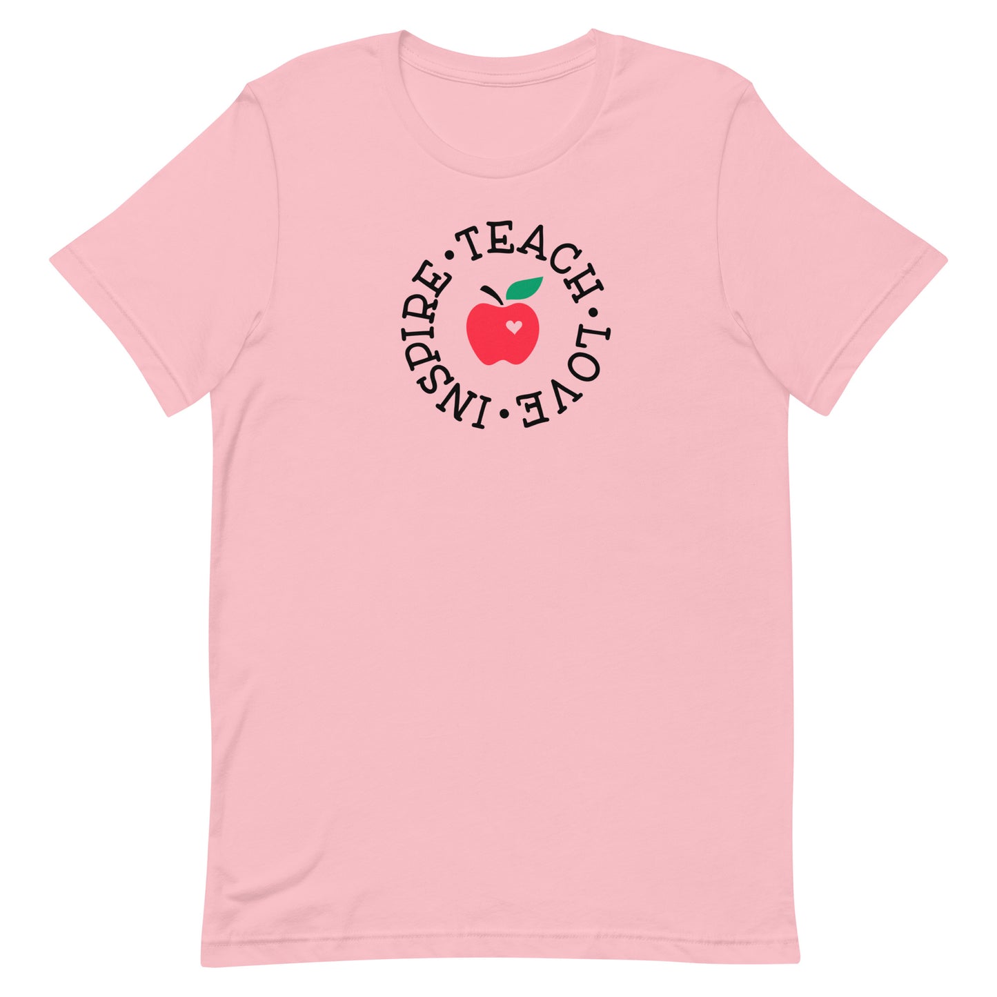 Teach, Love, Inspire Red Apple