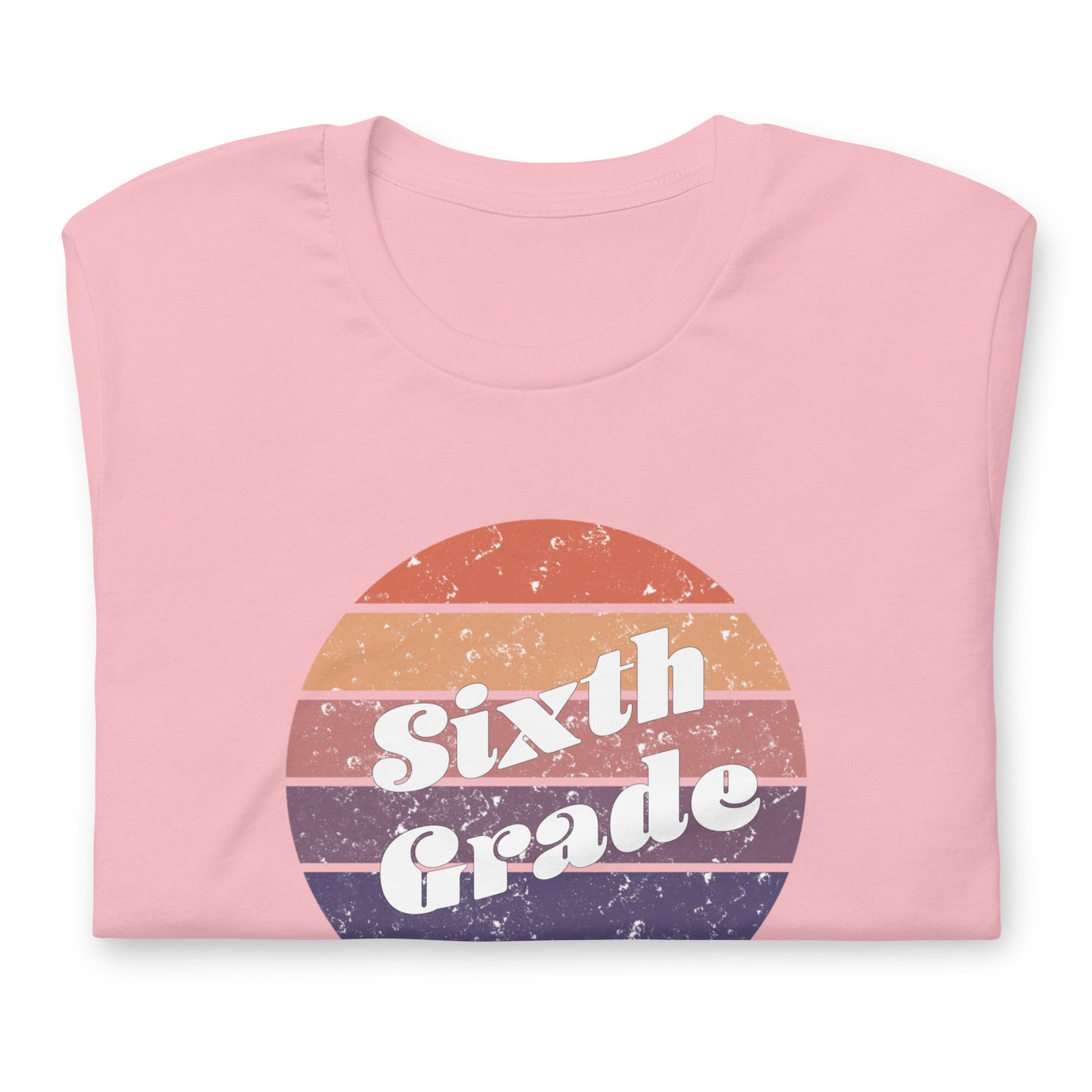 Sixth Grade Retro Circle