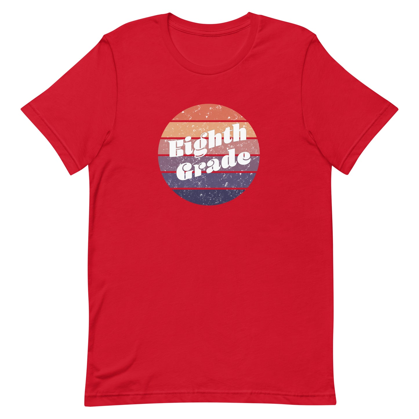 Eighth Grade Retro Circle