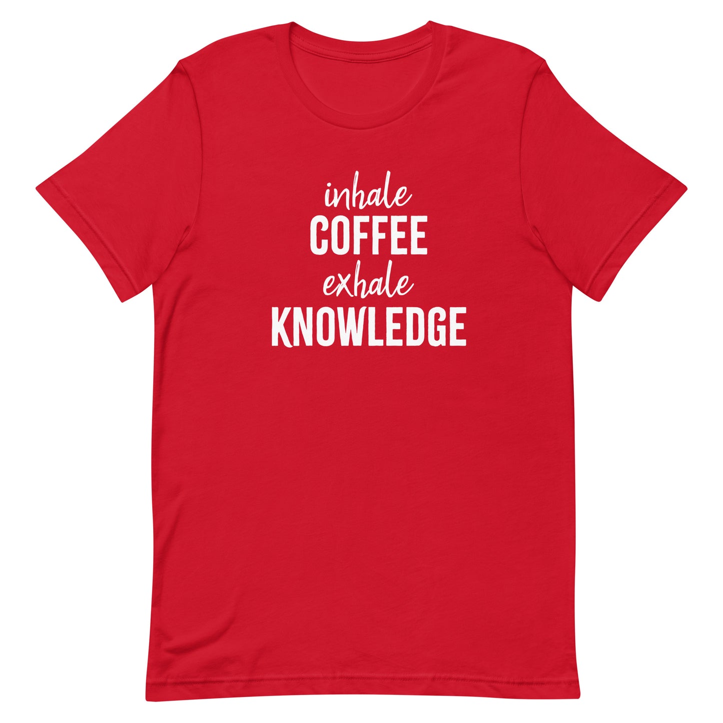 inhale COFFEE exhale KNOWLEDGE