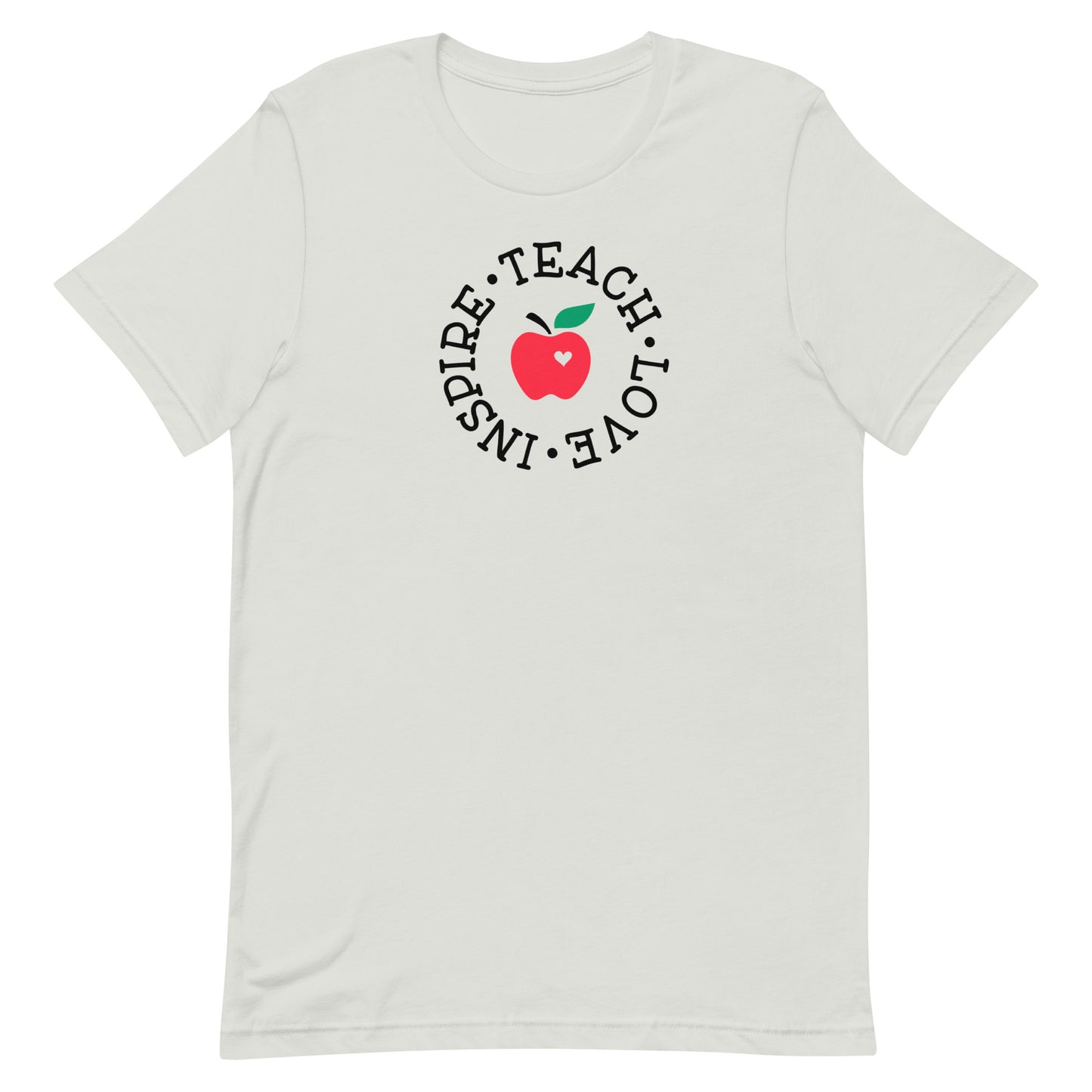 Teach, Love, Inspire Red Apple
