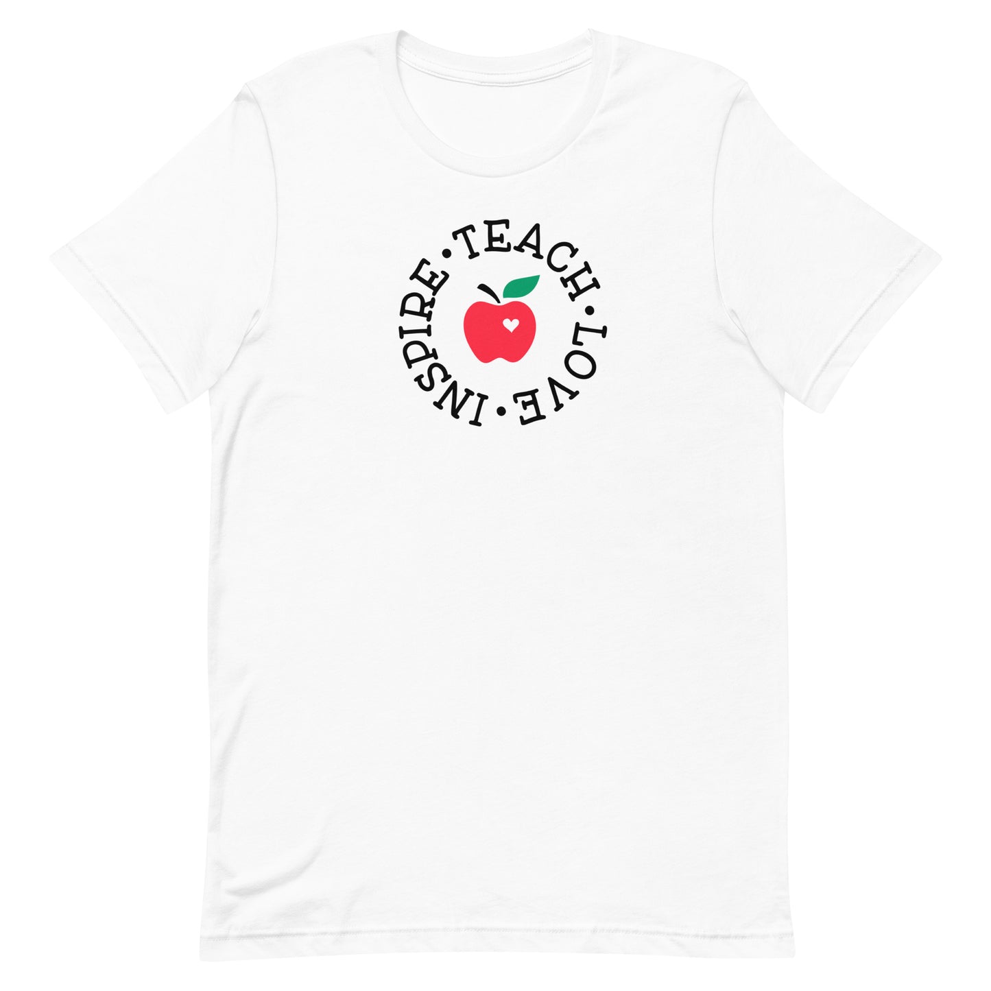 Teach, Love, Inspire Red Apple