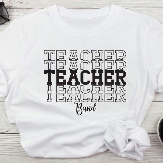 Band Teacher Stacked