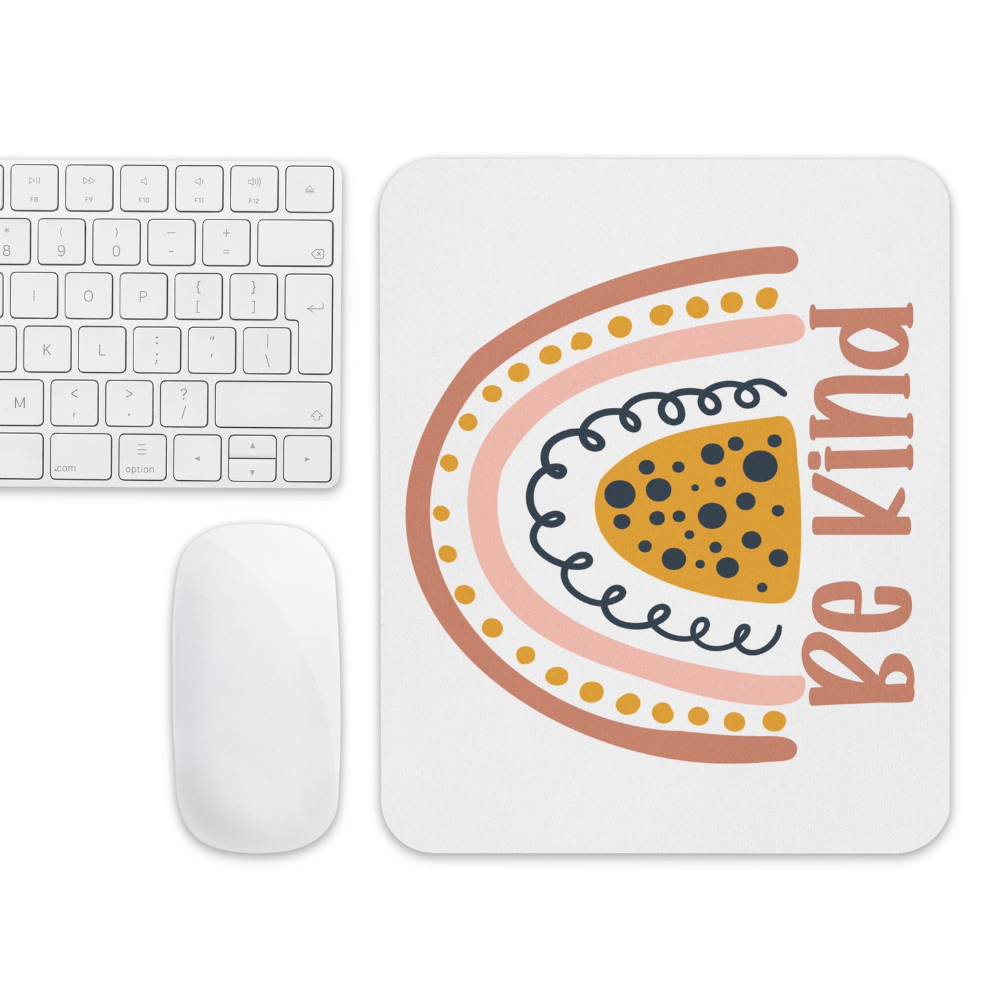 Be Kind Rainbow Mouse pad