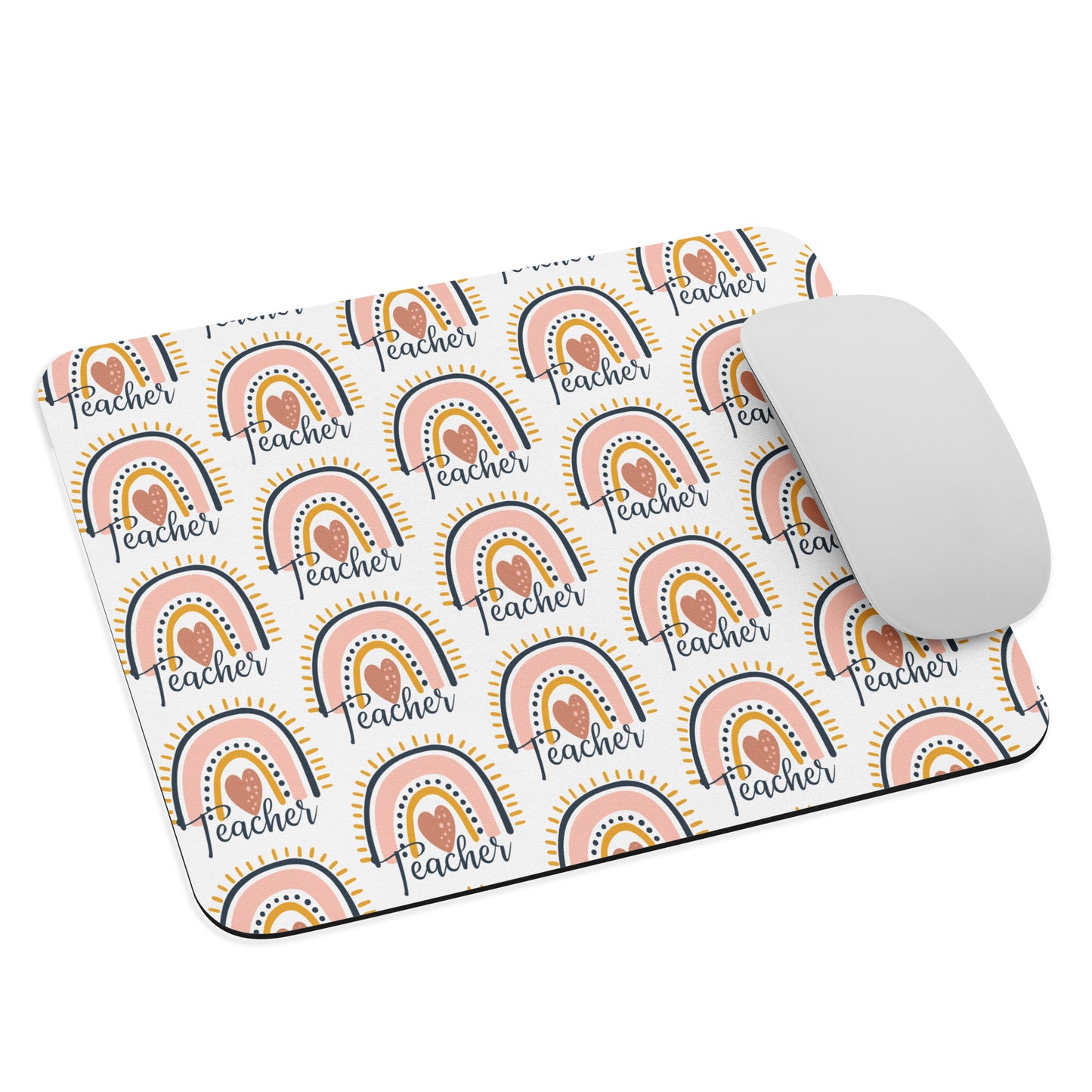Teacher Rainbow Mouse pad