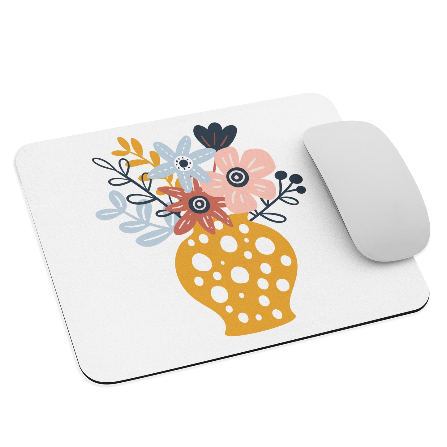 Floral Vase Mouse pad