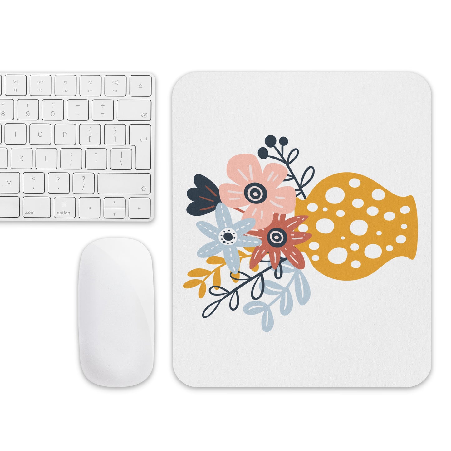 Floral Vase Mouse pad