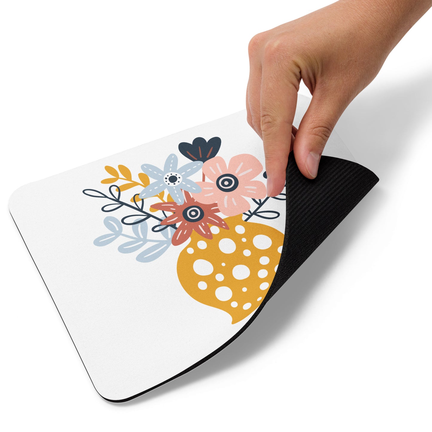 Floral Vase Mouse pad