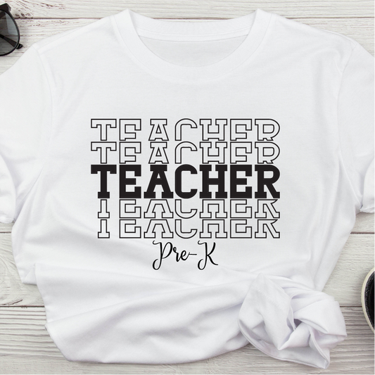 Pre-K Teacher Stacked