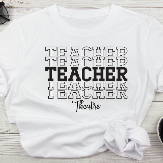 Theatre Teacher Stacked