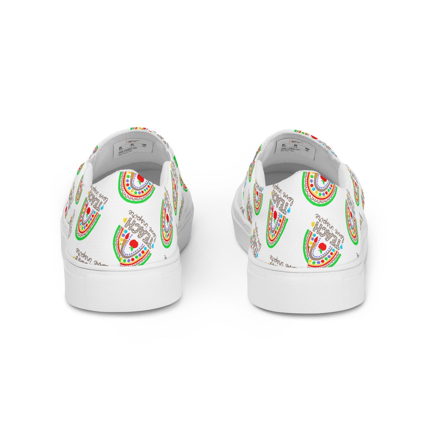 Teach Love Inspire Women’s slip-on canvas shoes