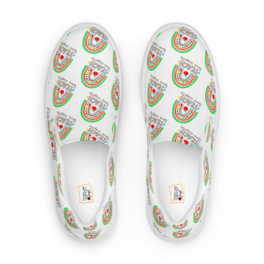 Teach Love Inspire Women’s slip-on canvas shoes