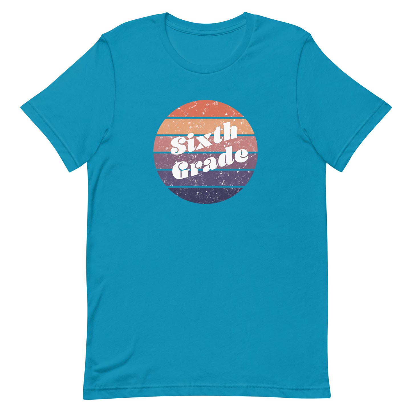 Sixth Grade Retro Circle