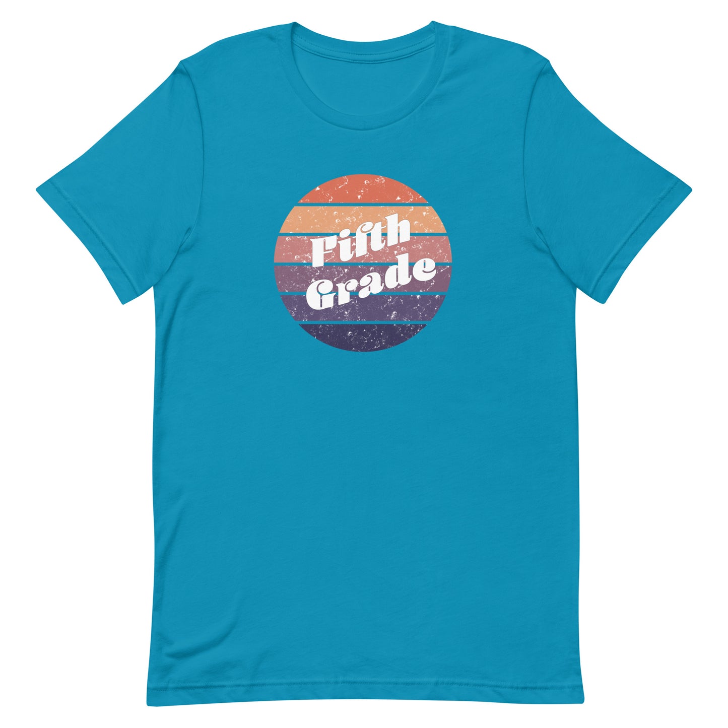 Fifth Grade Retro Circle