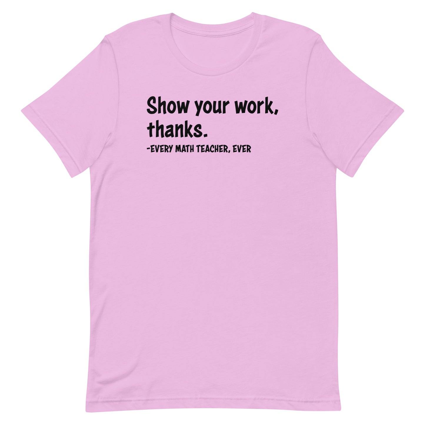 Show your work, thanks.