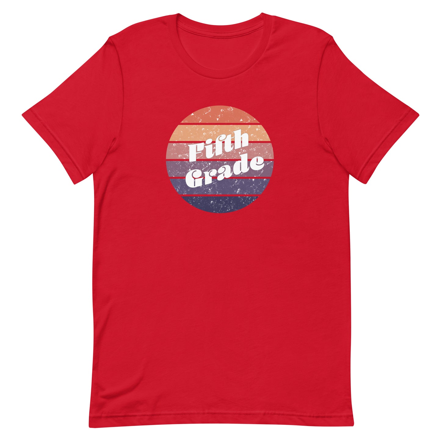 Fifth Grade Retro Circle